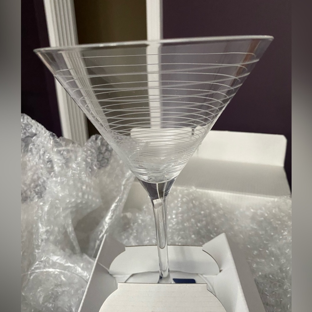 Mikasa Cheers Clear Martini Glasses Set - Picture 7 of 7